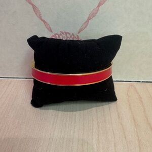 Talbots Red and Gold Enamel Bracelet